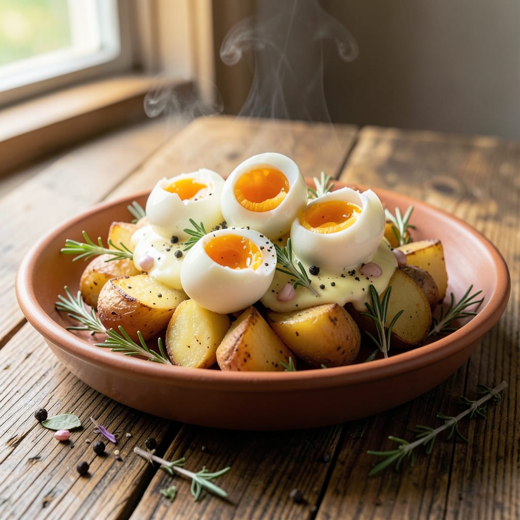 Boiled Egg and Potato Recipe: Savory Herb-Infused Boil for Effortless Meals