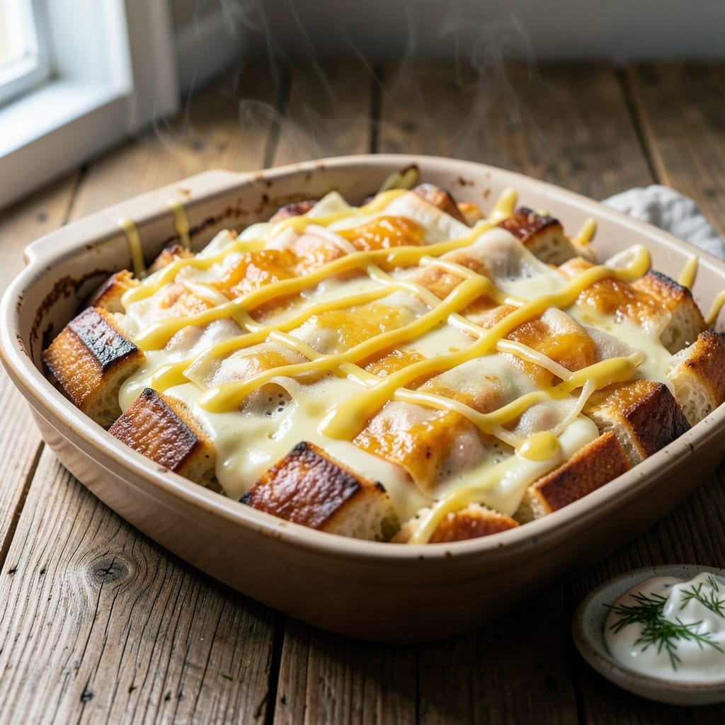 Betty Crocker Egg Strata Recipe: Crispy Wonton Crust With Runny Yolk Magic