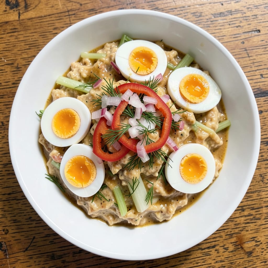 Best Rated Egg Salad Recipe: Crunchy Celery and Dijon Balance