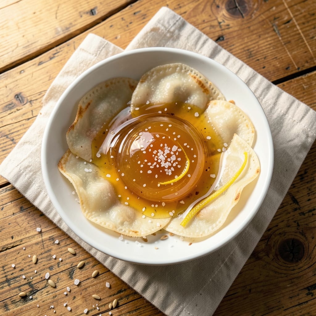 Bian Dan Egg Recipe: Wonton-Crusted Bites With Runny Yolk Rivers