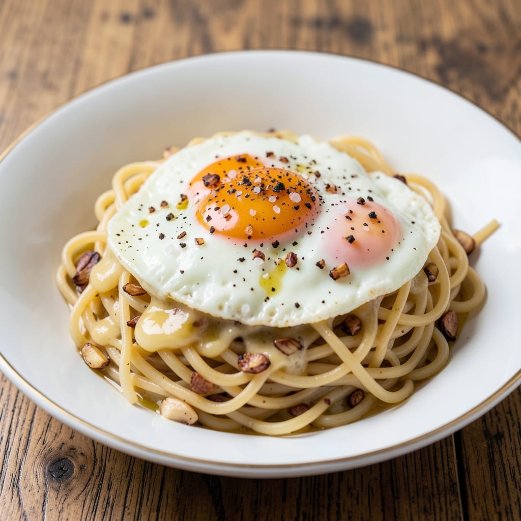 Butter Noodles With Egg Noodles Recipe: Crispy-Topped Yolk Rivers in 20 Minutes