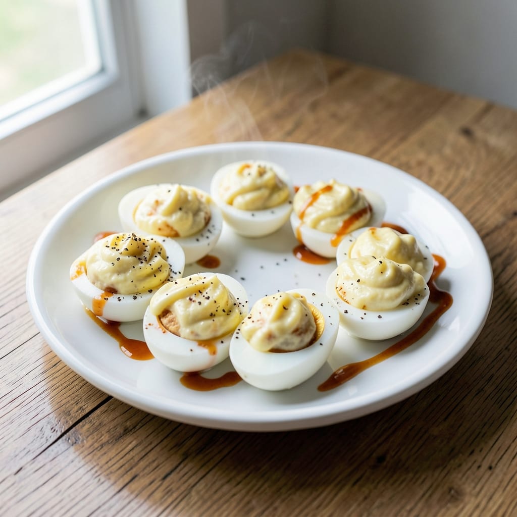 Deviled Eggs Recipe With Miracle Whip and Vinegar: Tangy Creamy Bite-Sized Brilliance