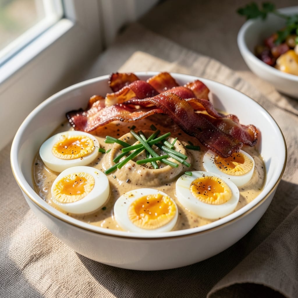 Deviled Egg Dip with Bacon Recipe: Smoky Crunch Meets Creamy Yolk Magic