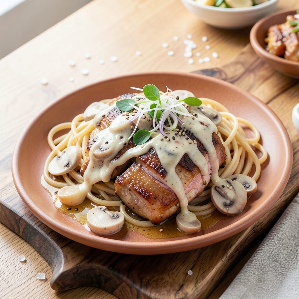Chicken Mushroom Egg Noodle Recipe: Umami-Packed One-Pan Comfort in 25 Minutes