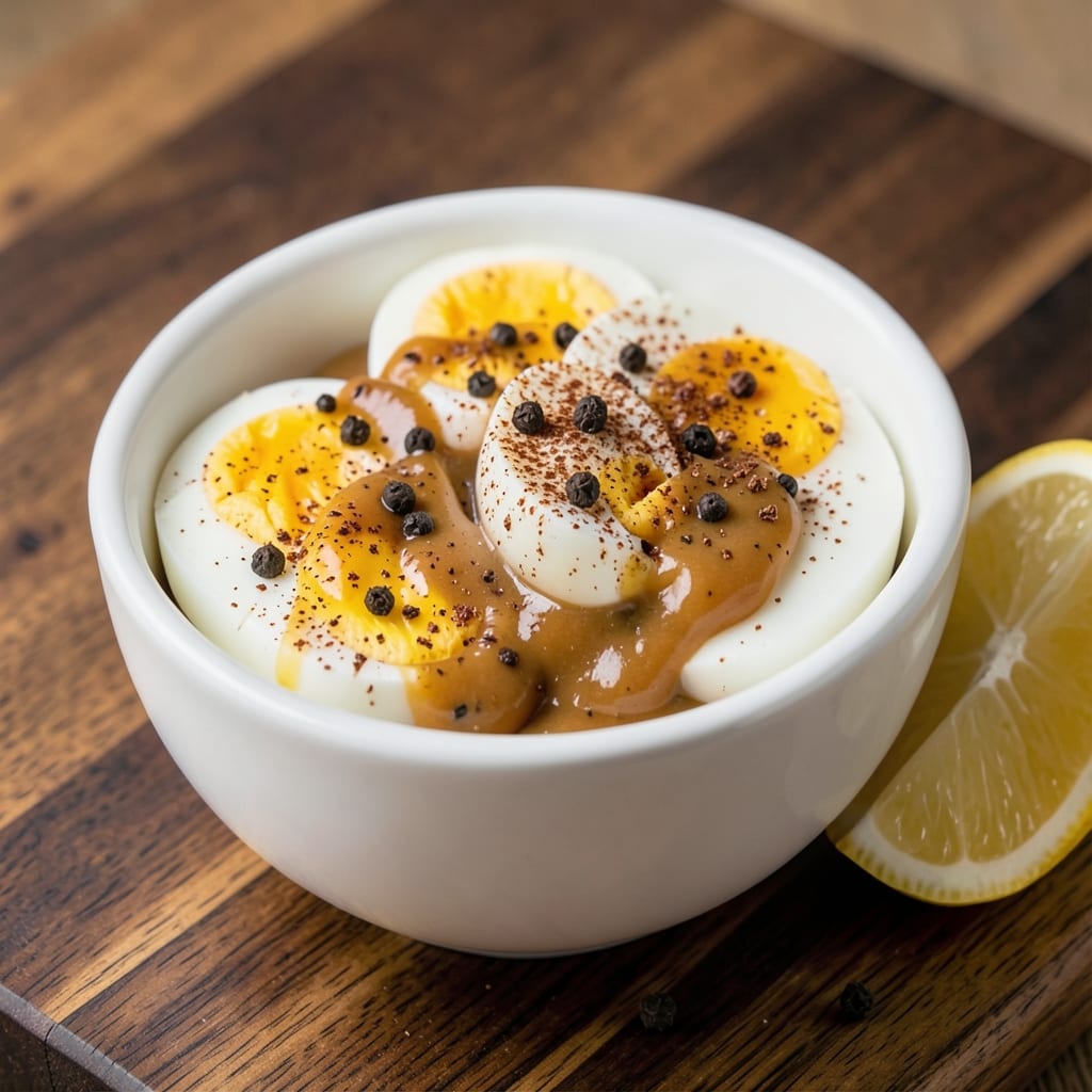 Deviled Eggs Recipe Video: Crispy Top and Creamy Yolk Magic