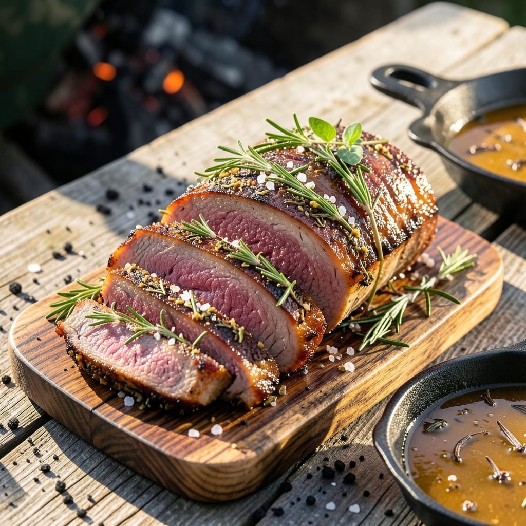 Big Green Egg Venison Roast Recipe: Smoky, Gamey Perfection in Cast Iron