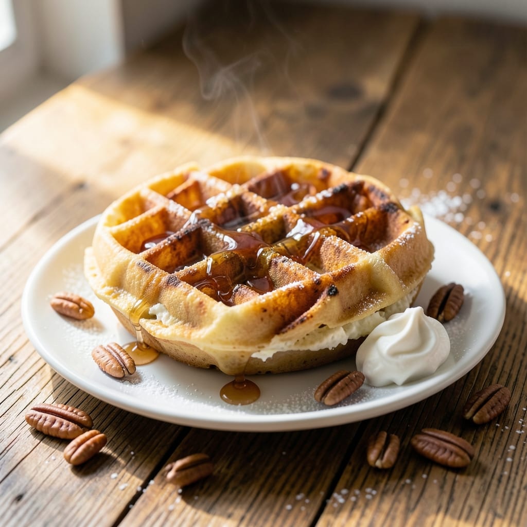 Cottage Cheese Egg Waffle Recipe: Fluffy Stacks With Herbed Yolk Magic