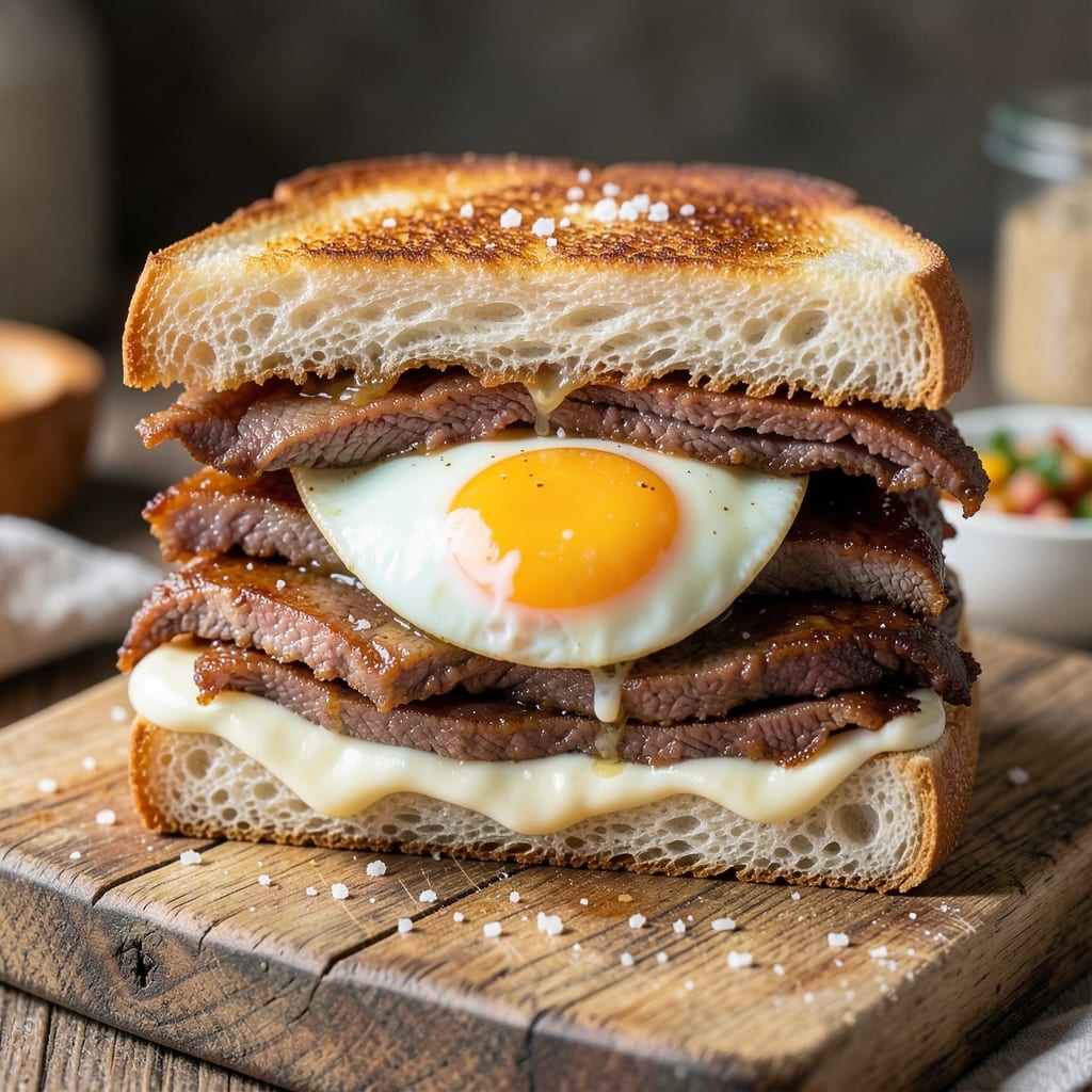 Corned Beef Egg Sandwiches Hong Kong Recipe: Spiced Pickle Crunch Meets Silky Scrambles