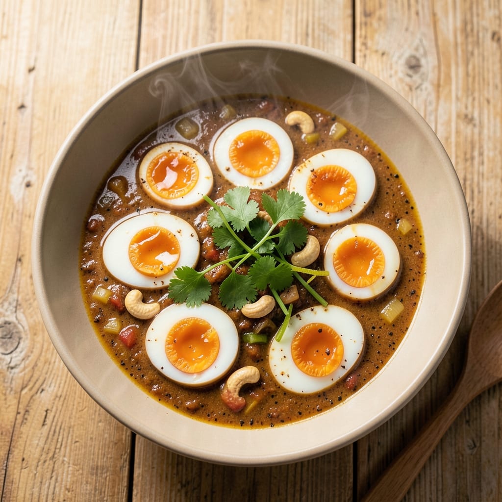 Butter Egg Curry Recipe: Creamy Turmeric and Coconut Comfort Bowl