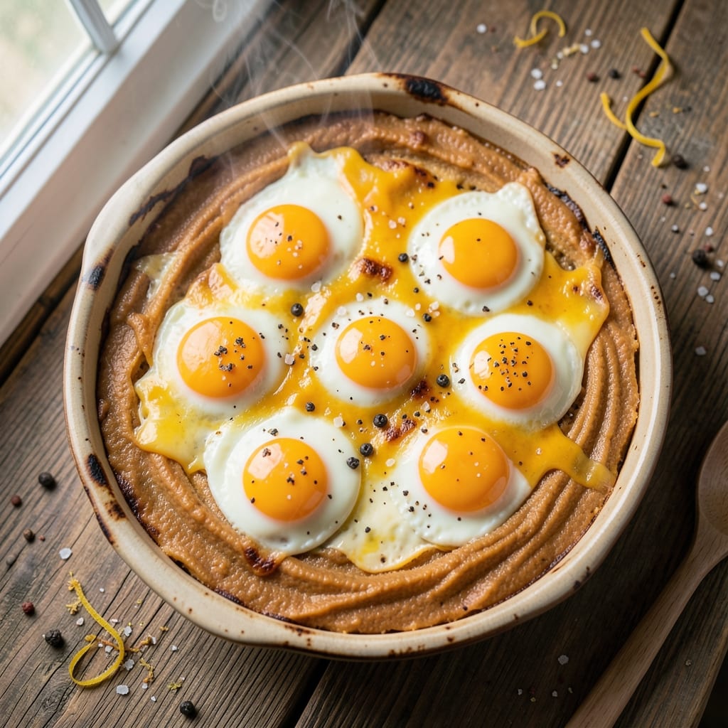 Cheesy Breakfast Egg and Polenta Casserole Recipe: Melty Cheese Layers and Crispy Top