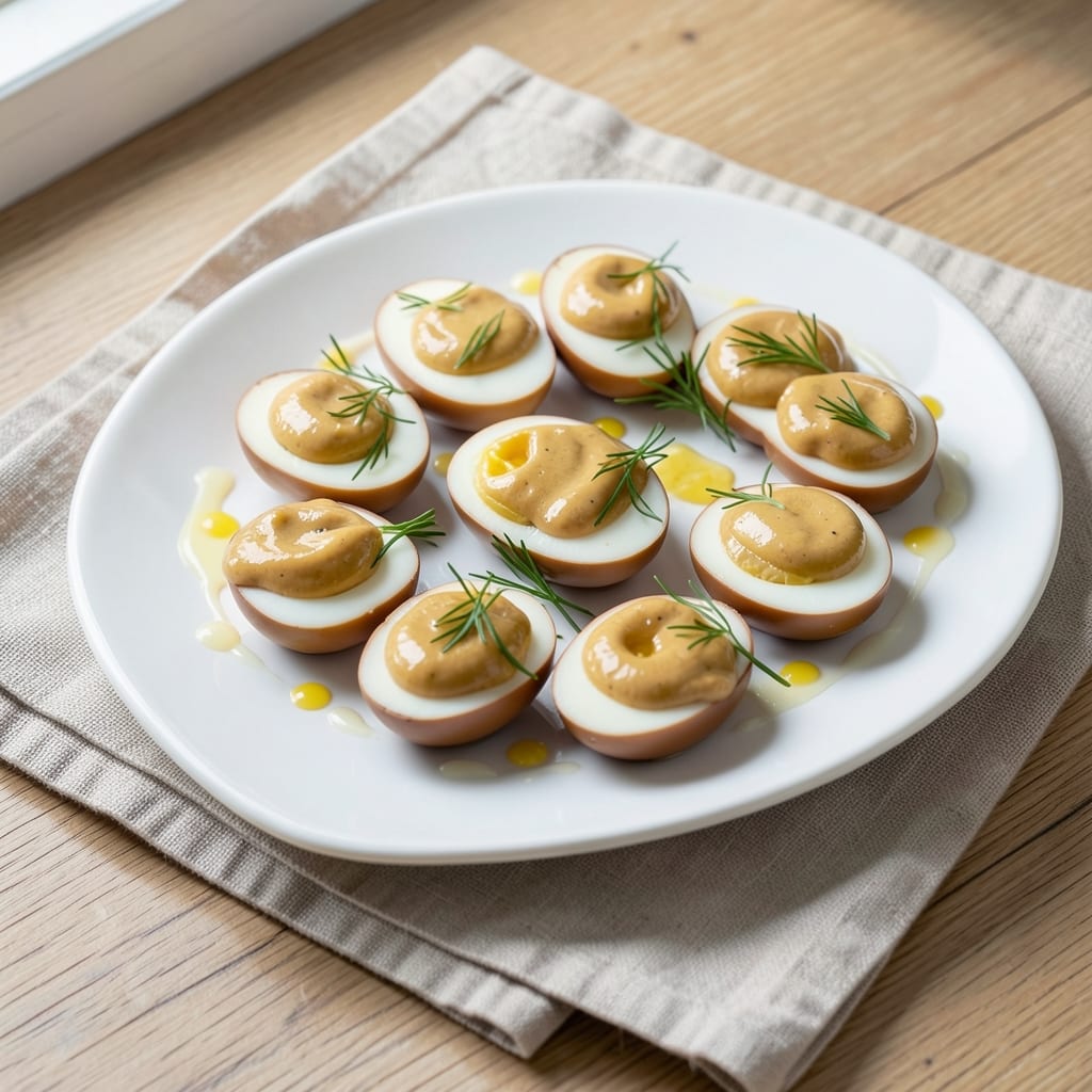 Devilled Eggs Recipe for 12 Eggs: Crispy Top, Silky Yolk Magic