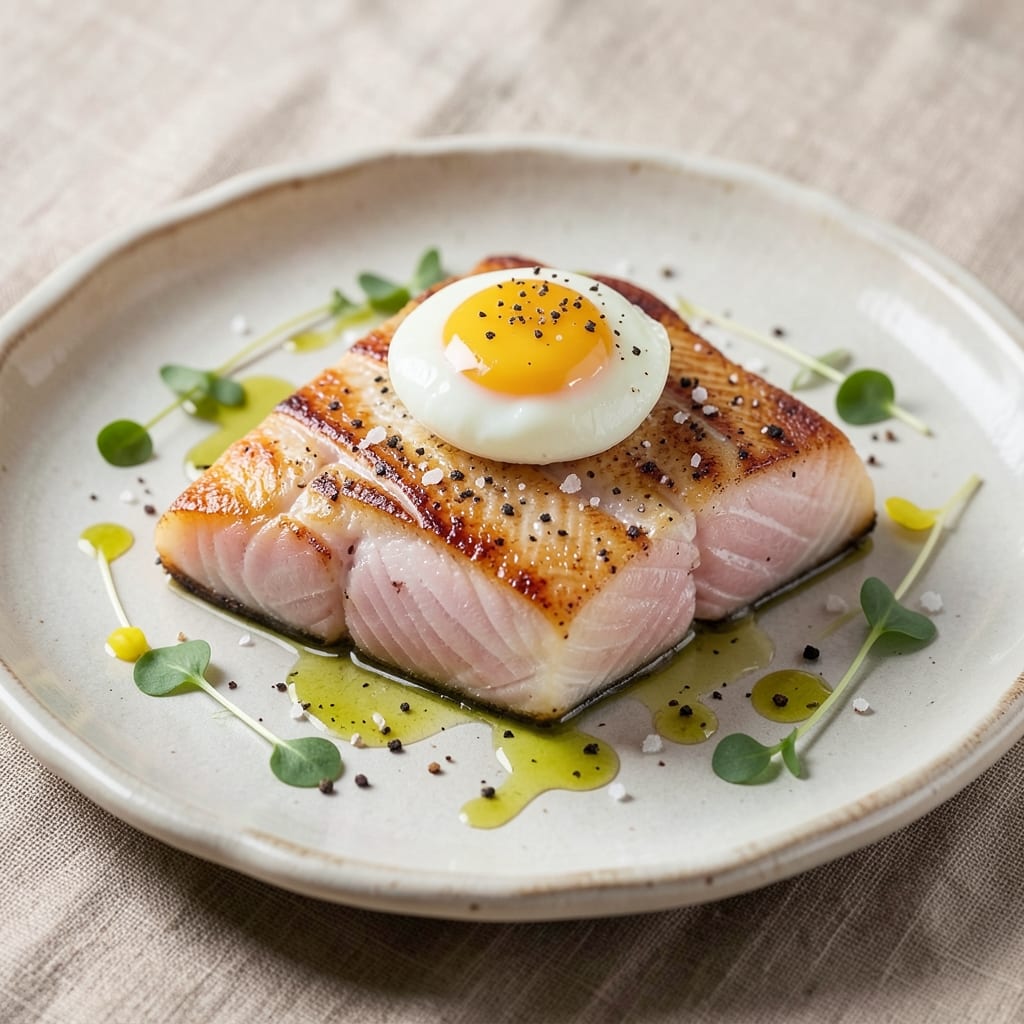 Cod and Poached Eggs Recipe: Crispy Pan-Seared Fish With Perfectly Set Yolk Rivers