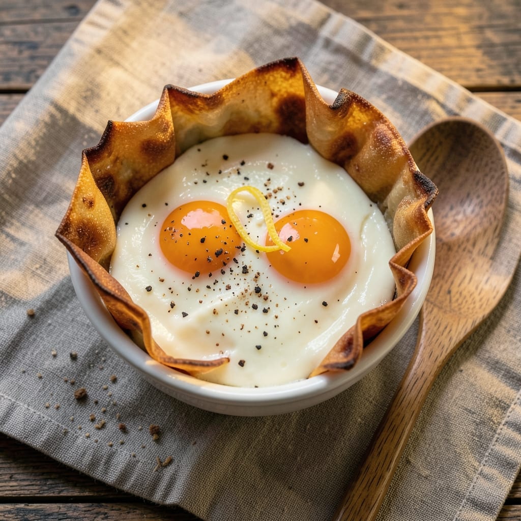 Cream Cheese Egg Recipe: Savory Wonton Cups With Melty Cheese Rivers
