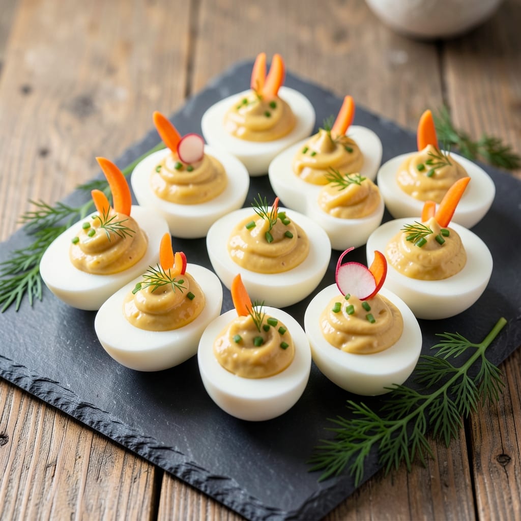 Bunny Deviled Egg Recipe: Whimsical Herb-Packed Bites for Easter Fun