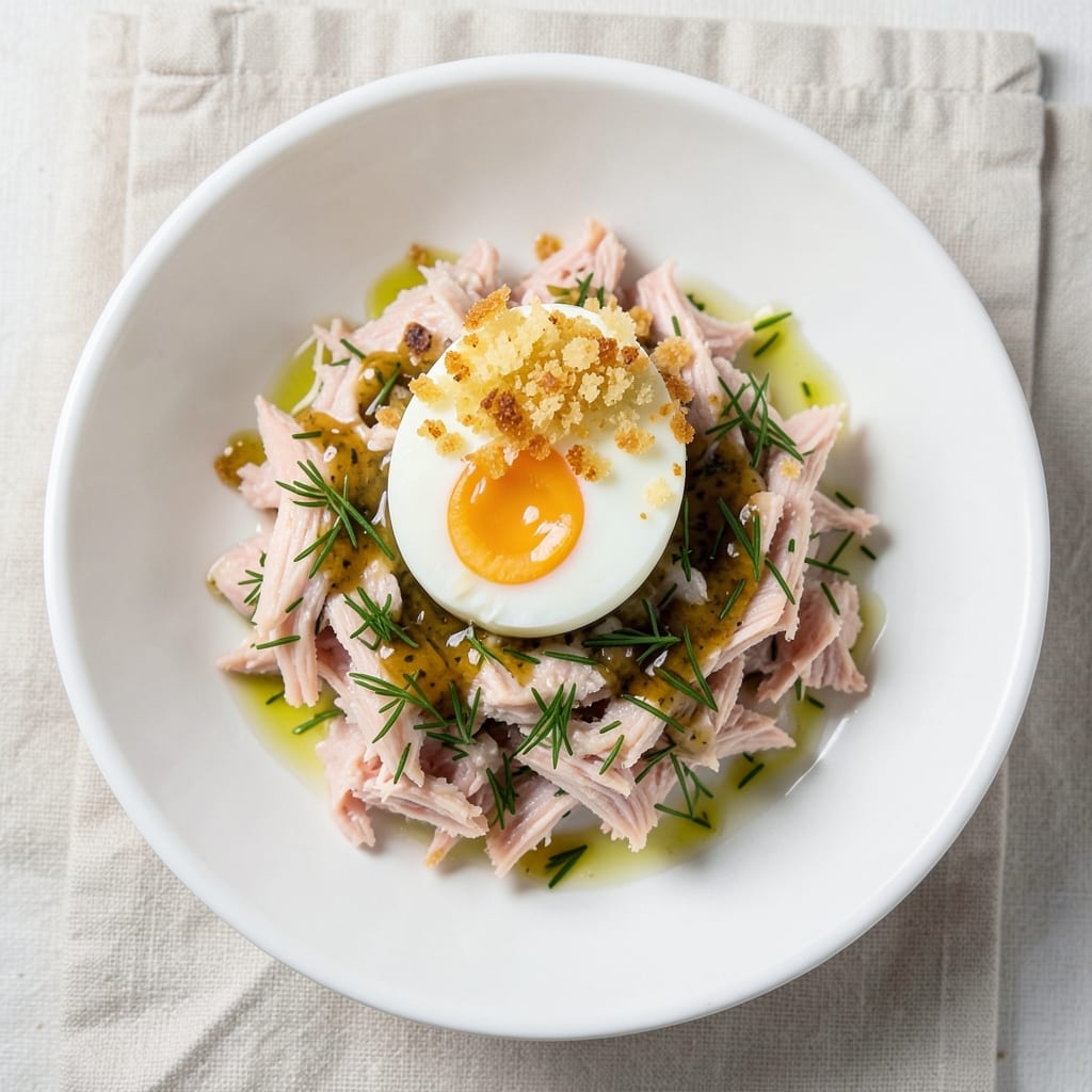 Boiled Eggs and Tuna Recipe: Crunchy Topping Protein-Packed Powerhouse