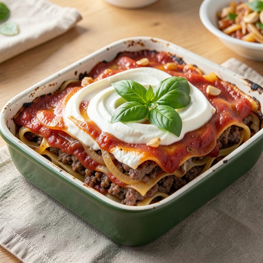 Big Green Egg Lasagna Recipe: Breakfast Brunch Showstopper With Crispy Top