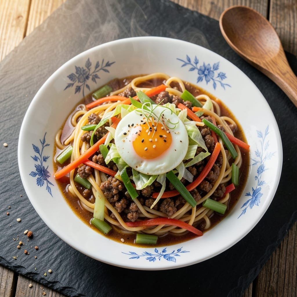 Bobby Flay's Egg Roll in a Bowl Recipe: Crispy Wonton Crunch With Silky Scrambled Eggs