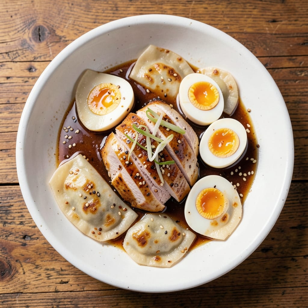 Chicken and Boiled Eggs Recipe: Crispy Wonton Cups With Silky Yolk Magic