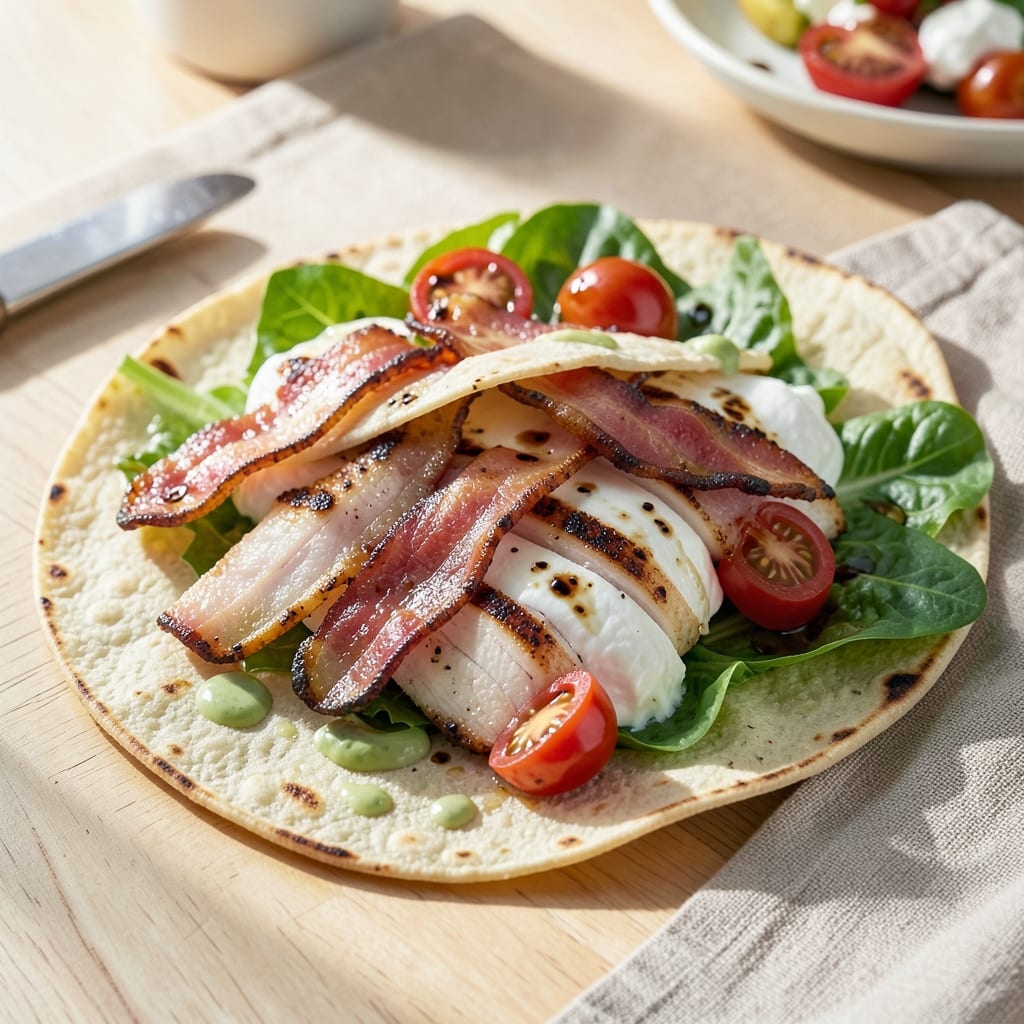 Chicken Club Egg White Wraps Recipe: High-Protein, Crispy-Edged Freshness