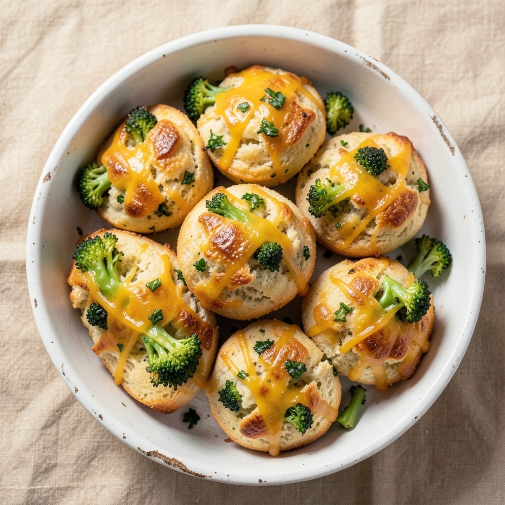 Broccoli Cheddar Egg Biscuits Recipe: Flaky Layers With Melty Cheese Rivers