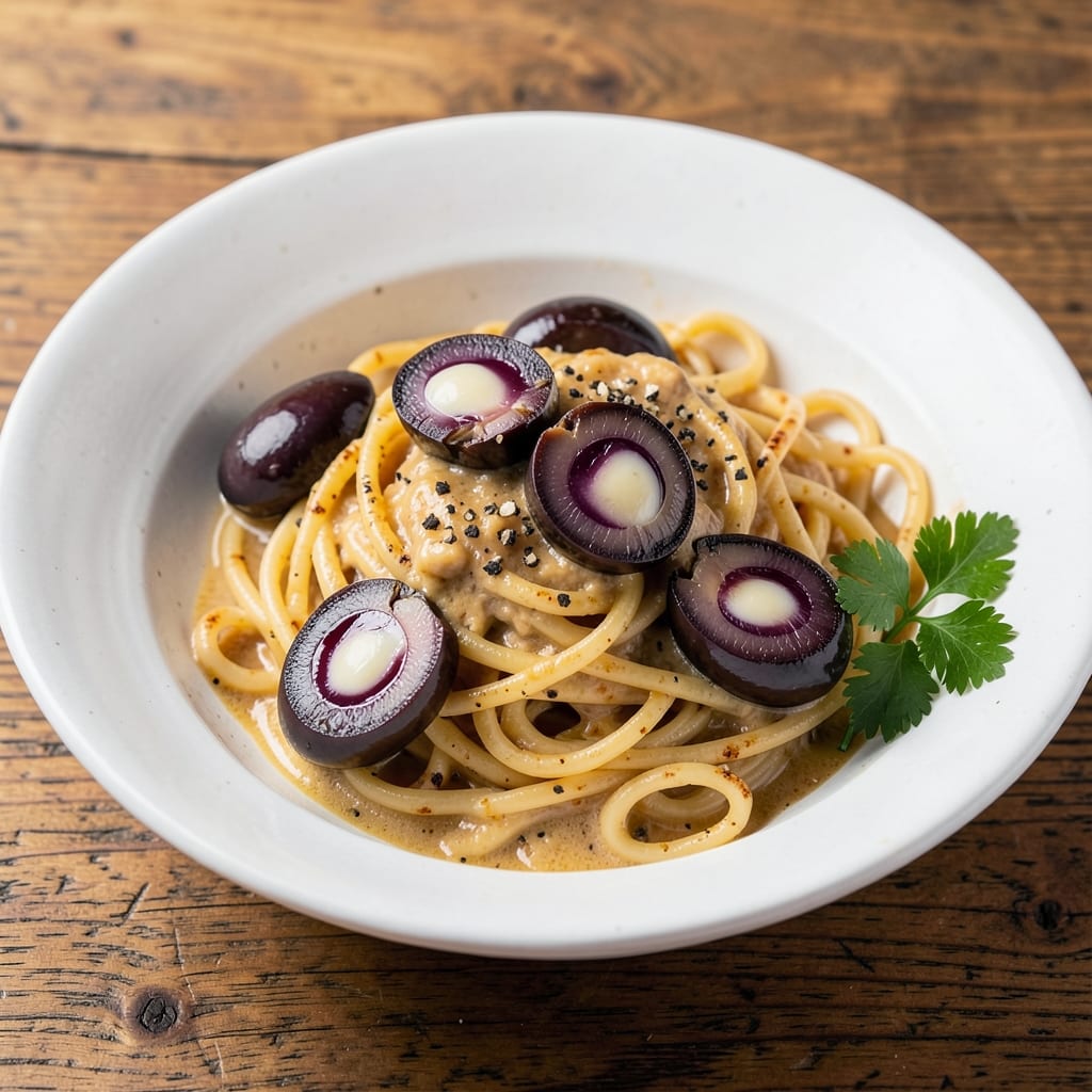 Century Egg Carbonara Recipe: Umami Bomb With Silky Egg Rivers