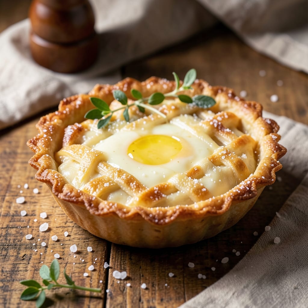 Crispy Egg Tarts Recipe: Wonton Crust Gold With Silky Scrambled Centers