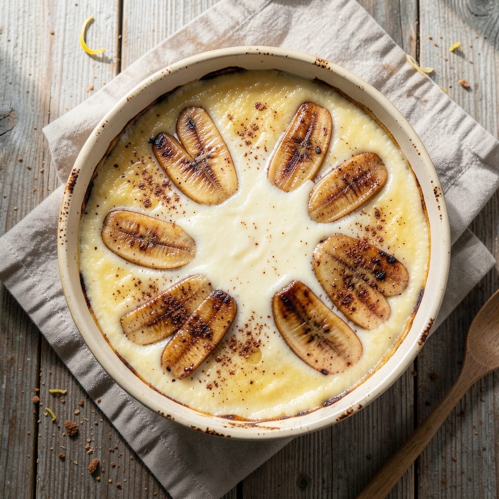 Banana Egg Bake Recipe: Creamy Custard With Caramelized Top