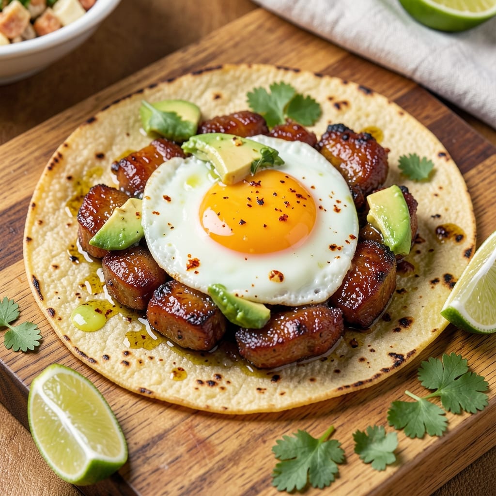 Chorizo and Egg Tacos Recipe: Smoky Spice Crunch With Runny Yolk Magic