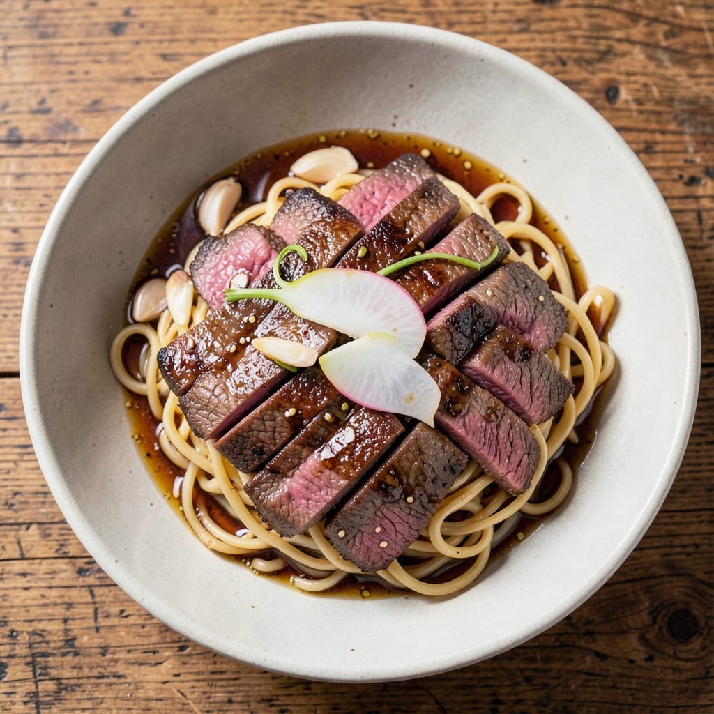 Beef and Frozen Egg Noodles Recipe: One-Pan Protein-Packed Brunch