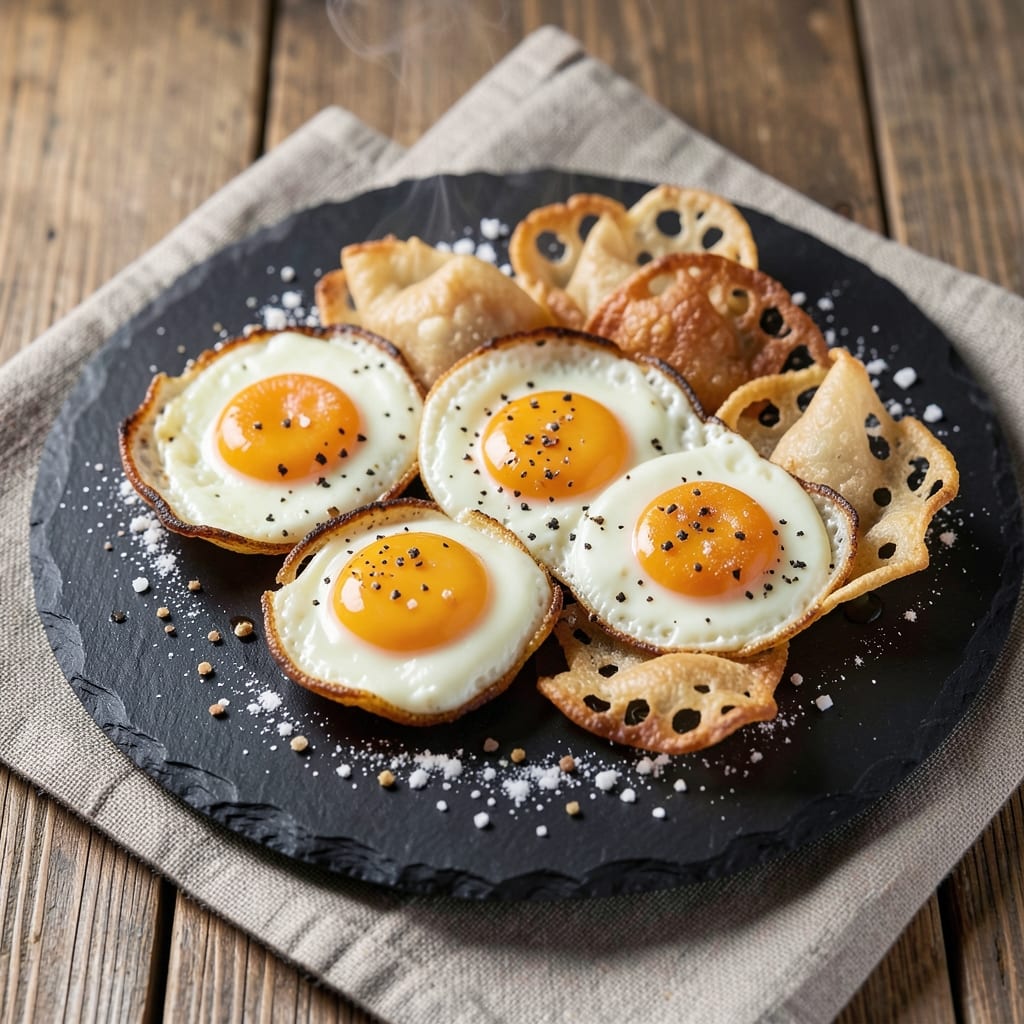 Crispy Egg Fry Recipe: Crunchy Wonton Crust with Silky Scrambled Centers
