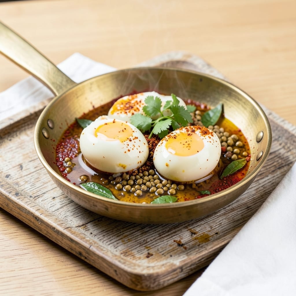 Boiled Egg Fry Recipe in Tamil: Turmeric-Spiced Crunch With Runny Yolk Delight