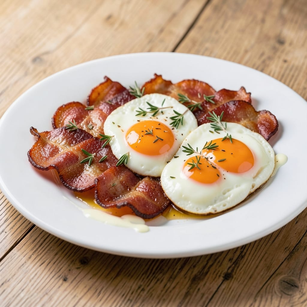 Bacon and Egg Air Fryer Recipe: Crispy Pancetta Bites with Runny Yolk Magic