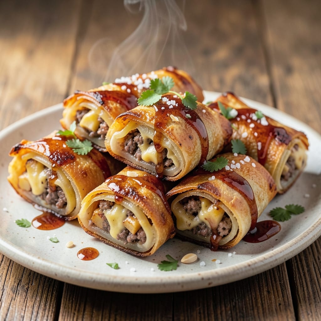 Cuban Egg Rolls Recipe: Crispy Wonton Cups with Spiced Rum Yolk Magic
