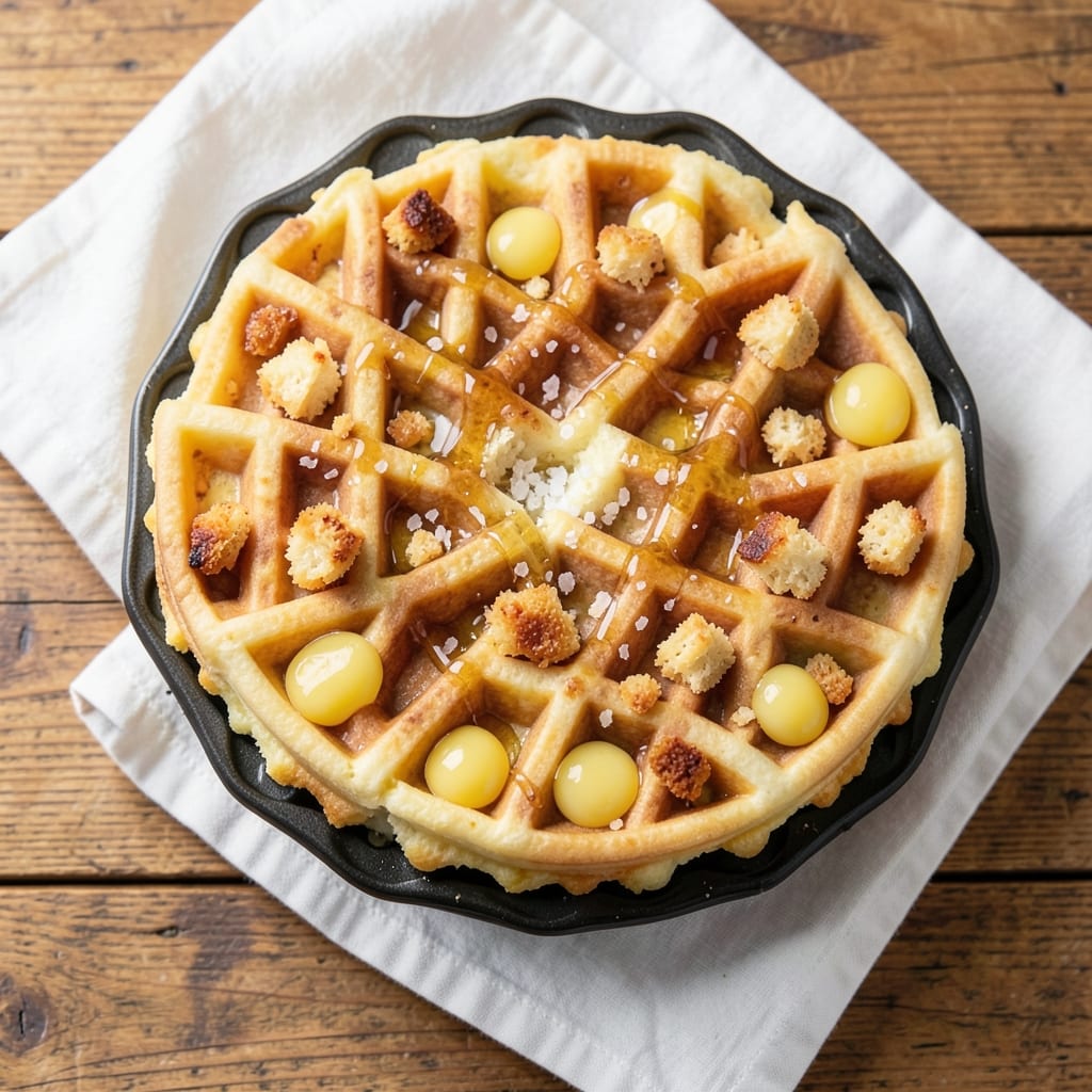 Christine's Egg Waffle Recipe: Crispy Lattice With Silky Yolk Rivers