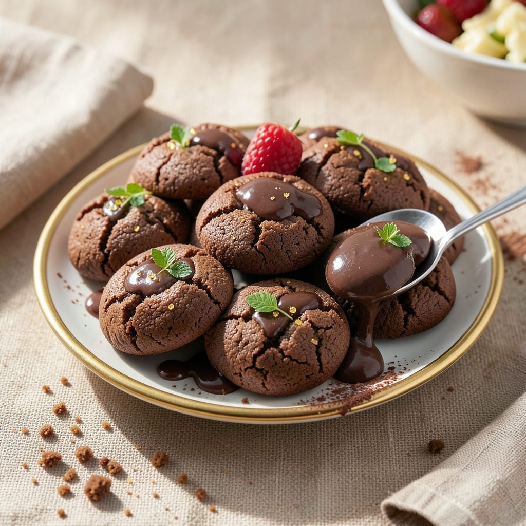 Chocolate Mini Egg Cookies Recipe: Bite-Sized Richness With Crispy Edges