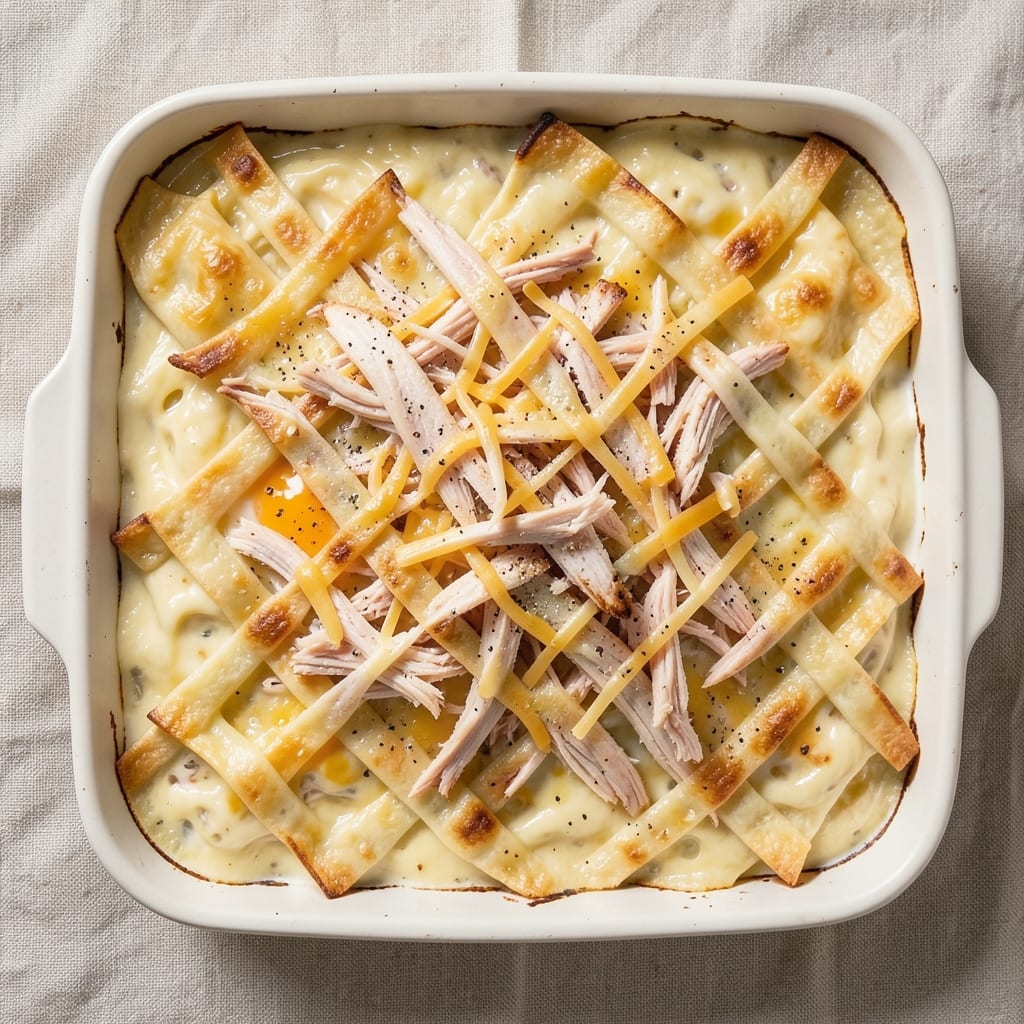 Chicken Egg Casserole Ingredients Recipe: Crispy Wonton Crust with Silky Scrambled Hearts