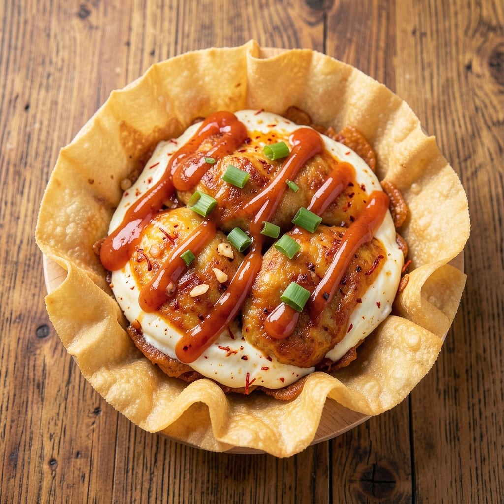 Chilli Egg Puff Recipe: Spicy Wonton Cups With Runny Yolk Magic