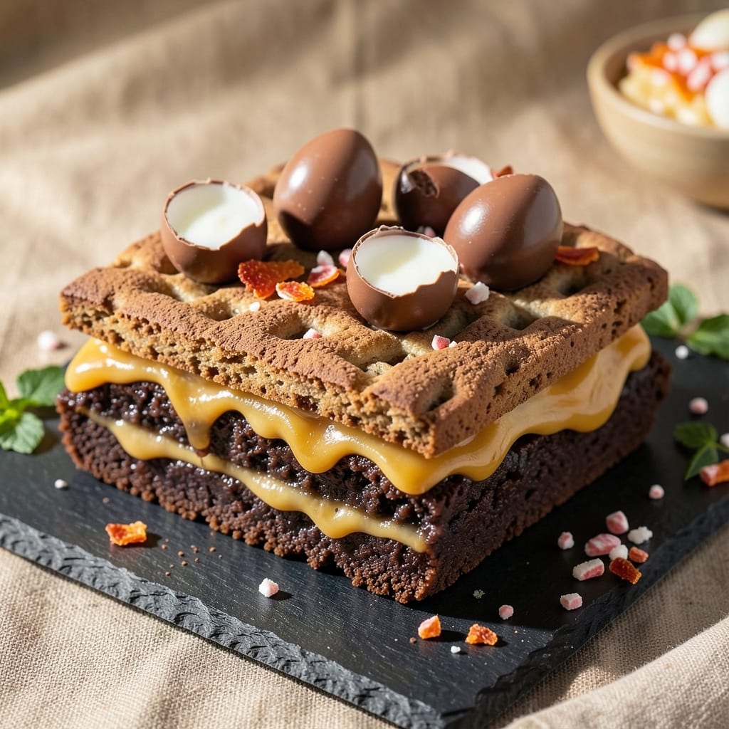 Candy Egg Brownie Cookie Recipe: Fudgy Centers and Crunchy Edges