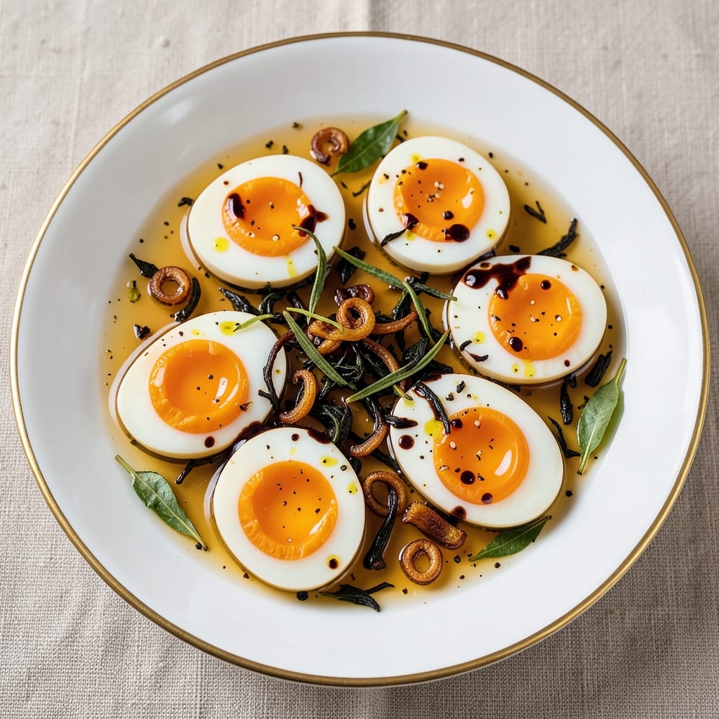Chinese Herbal Tea Egg Recipe: Fragrant Infusion With Silky Scrambled Hearts