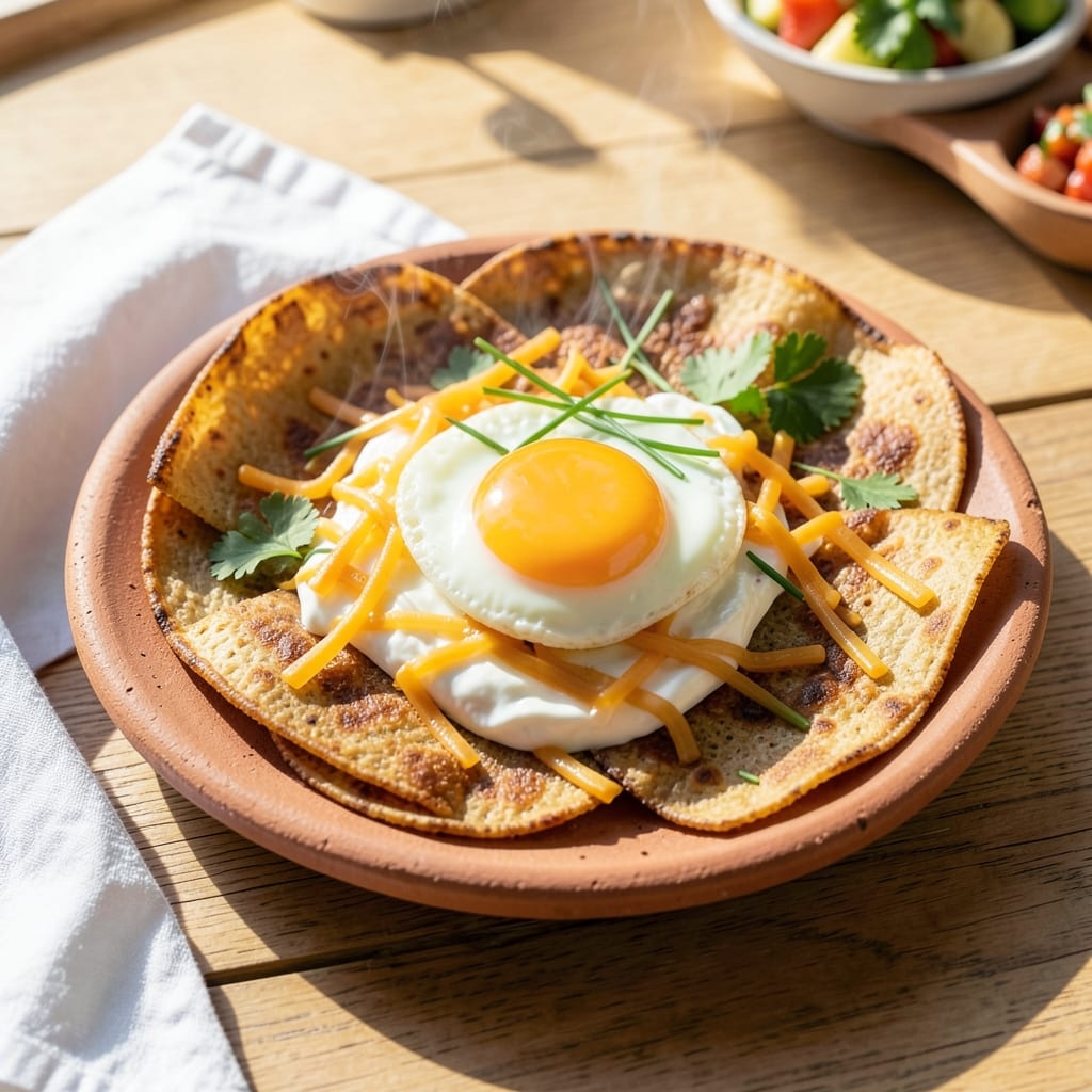 Corn Tortillas and Eggs Recipe: Cheesy, Crispy Bites With Herbed Scramble
