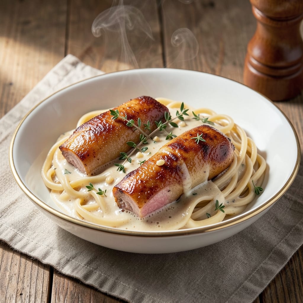 Creamy Chicken Noodle Recipe With Egg Noodles: Velvety Broth That Clings to Every Strand