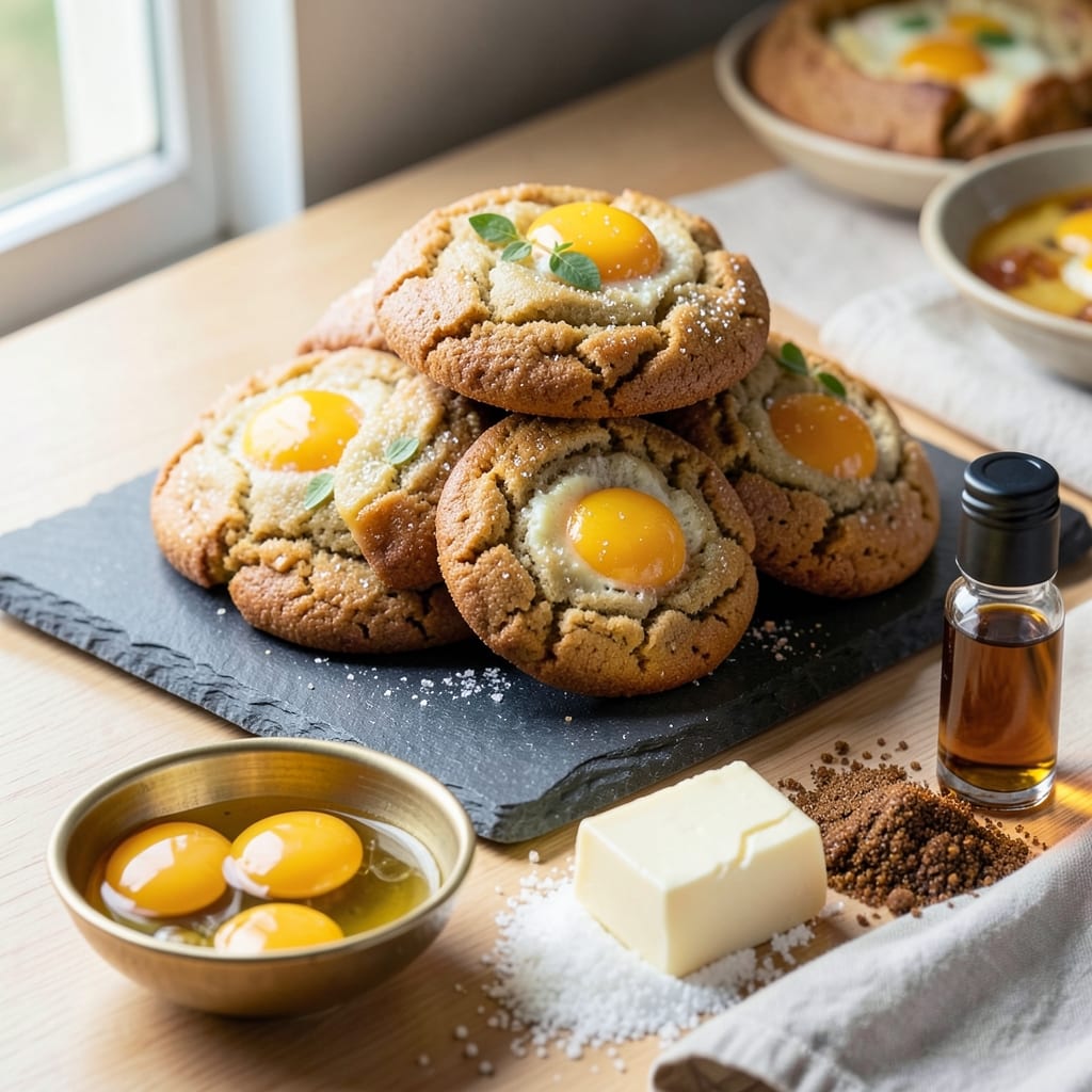 Cookie Recipe Using Egg Yolks: Crispy Edges and Lush Yolk Rivers