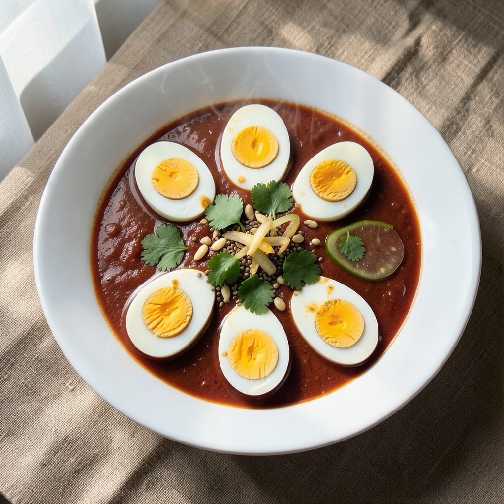 Cut Egg Curry Recipe: Silky Yolk Streams in Spiced Tomato Gravy