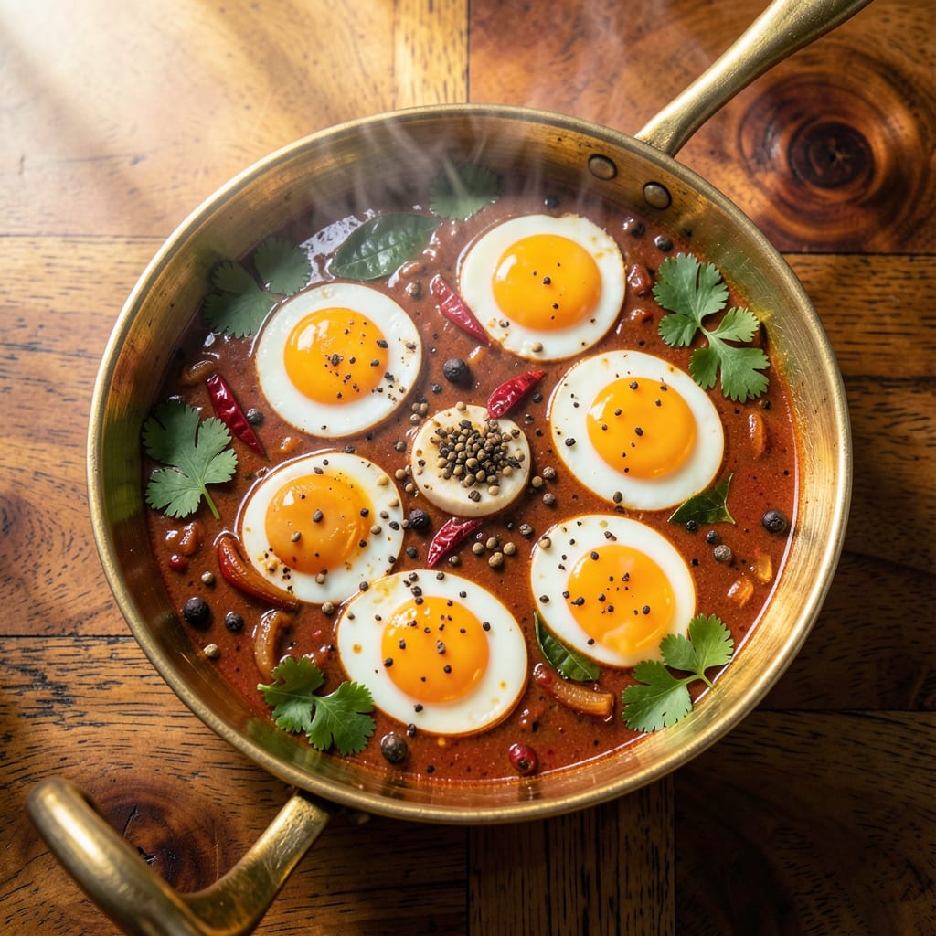 Chettinad Egg Curry Recipe in Tamil: Spicy South Indian Flavor With Black Pepper Kick