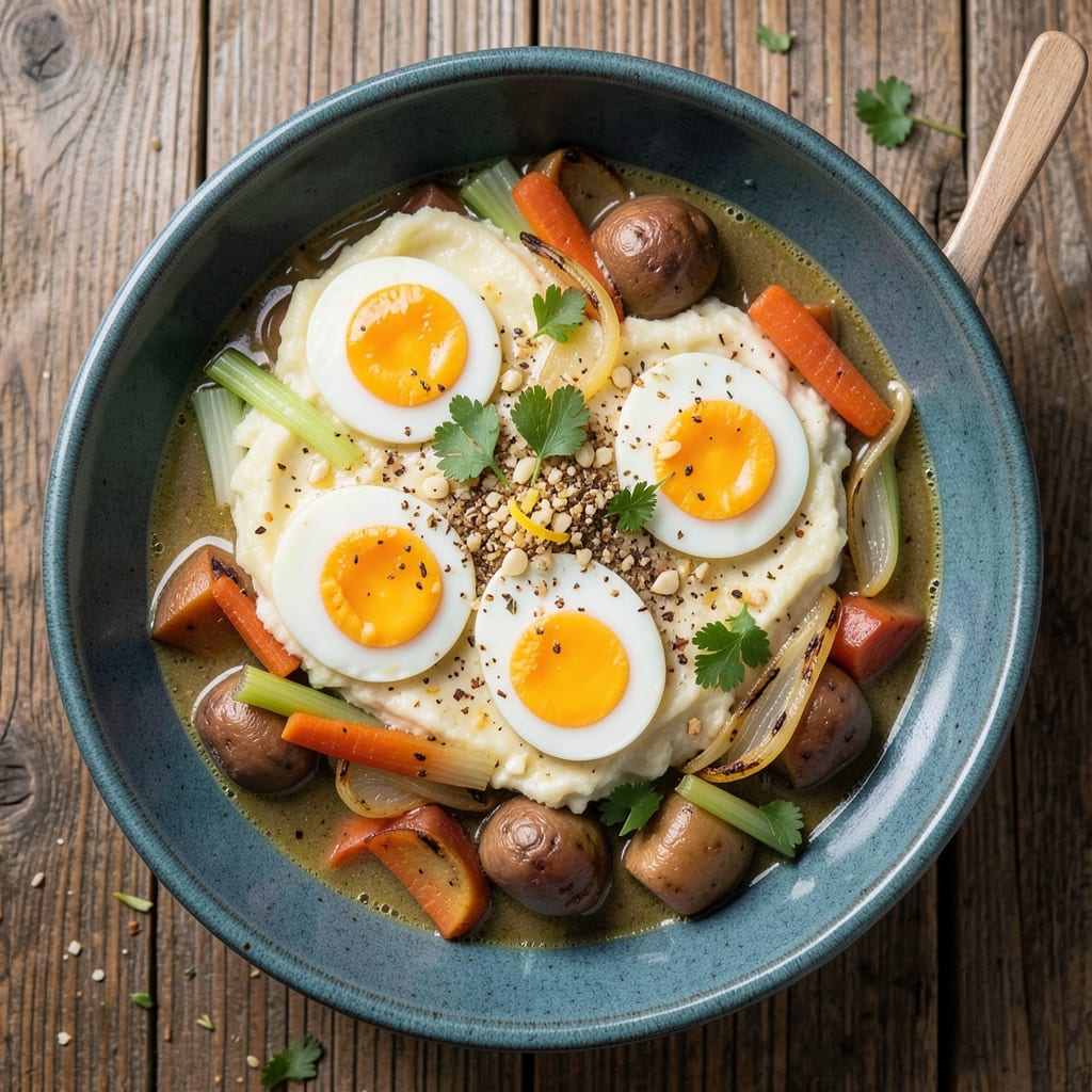Boiled Egg Stew Recipe: Savory Broth With Silky Egg Ribbons